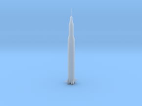 1/700 NASA Saturn 5 Rocket Hollowed in Clear Ultra Fine Detail Plastic