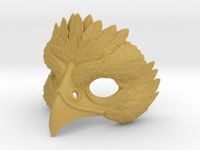 Bird Mask in Tan Fine Detail Plastic