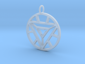 Iron Man Arc Reactor in Clear Ultra Fine Detail Plastic