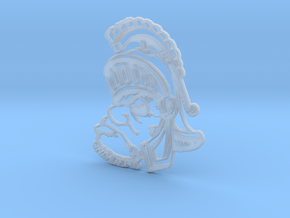 Sparty Pendant  in Clear Ultra Fine Detail Plastic