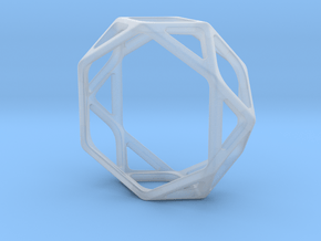 Structural Ring size 10 (multiple sizes) in Clear Ultra Fine Detail Plastic