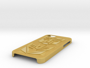 iPhone 6 Case - Autobots & Decepticons in Tan Fine Detail Plastic