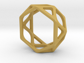 Structural Ring size 6 in Tan Fine Detail Plastic