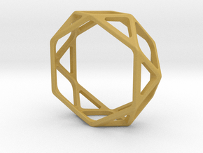 Structural Ring size 12 in Tan Fine Detail Plastic