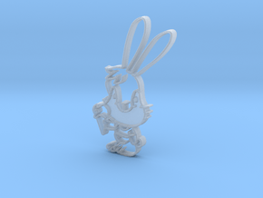  Yum Bunny Pendant in Clear Ultra Fine Detail Plastic