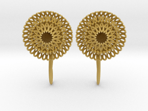 Plugs / gauges/ The Sunflowers 4 g (5 mm) in Tan Fine Detail Plastic