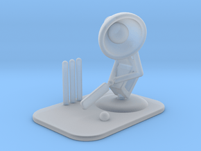 Lala "Playing Cricket" - DeskToys in Clear Ultra Fine Detail Plastic