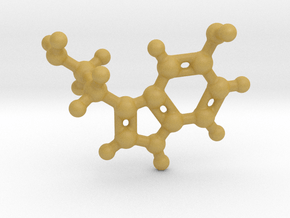 Serotonin: The "Happy" Molecule  in Tan Fine Detail Plastic