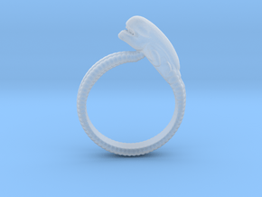 ChestBurster Ring Beta in Clear Ultra Fine Detail Plastic