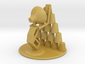 Juju "Playing with cups"  - DeskToys in Tan Fine Detail Plastic