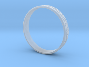 Ring Ornament love you in Clear Ultra Fine Detail Plastic