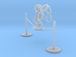 Lala "Walking in rope & throwing rings" - DeskToys in Clear Ultra Fine Detail Plastic