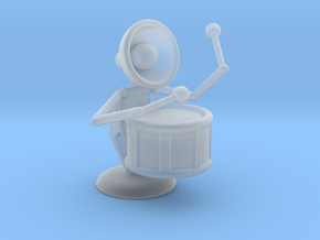 Lala "Performing in Drum Band" - DeskToys in Clear Ultra Fine Detail Plastic