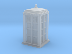 35mm/O Gauge Police Box in Clear Ultra Fine Detail Plastic