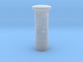 35mm/O Gauge Post Box in Clear Ultra Fine Detail Plastic