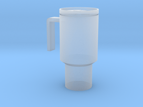 1/6 Scale Coffee Mug in Clear Ultra Fine Detail Plastic
