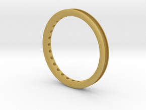 ring with diamonds in Tan Fine Detail Plastic