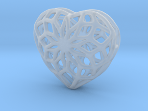 Valentine Heart - Big in Clear Ultra Fine Detail Plastic