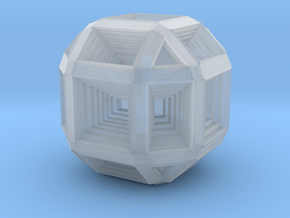 Hypno Cube in Clear Ultra Fine Detail Plastic