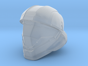 Halo 5 Buck/Helljumper 1/6 scale helmet in Clear Ultra Fine Detail Plastic