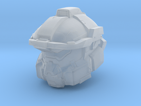 Halo Fred/centurion helmet 1/6 scale in Clear Ultra Fine Detail Plastic
