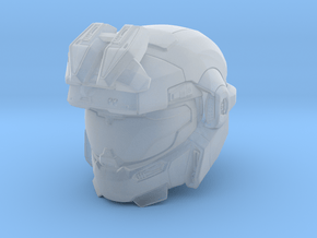 halo reach grenadier/Jorge 1/6 scale Helmet in Clear Ultra Fine Detail Plastic