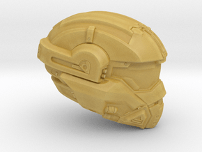 Halo 5 Noble 1/6 scale helmet in Tan Fine Detail Plastic