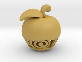 Pocket Art Apple in Tan Fine Detail Plastic