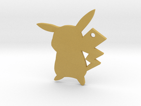 Pikachu Pendant in Tan Fine Detail Plastic