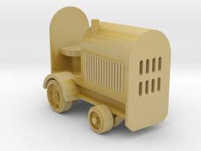 Baggage Cart Tractor N Scale in Tan Fine Detail Plastic