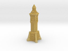 N Gauge Victorian Clock Tower in Tan Fine Detail Plastic