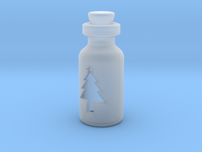 Small Bottle (Christmas Tree) in Clear Ultra Fine Detail Plastic
