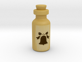 Small Bottle (jingle Bell) in Tan Fine Detail Plastic