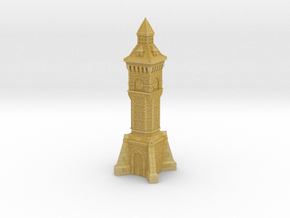 28mm/32mm scale Victorian clock Tower in Tan Fine Detail Plastic