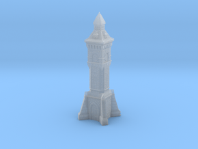 28mm/32mm scale Victorian clock Tower in Clear Ultra Fine Detail Plastic