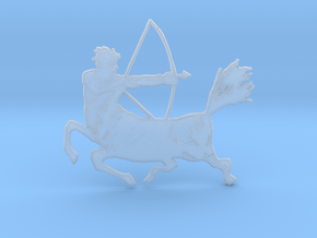 Centaur with bow in Clear Ultra Fine Detail Plastic