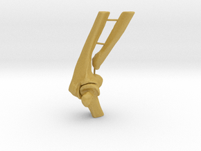 Supported Elbow in Tan Fine Detail Plastic