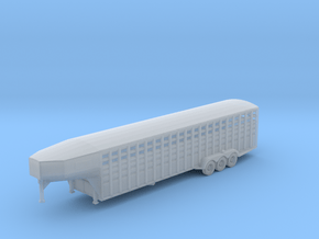 36-foot Gooseneck Livestock Trailer in Clear Ultra Fine Detail Plastic