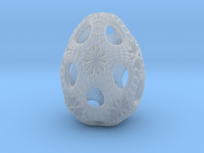 Christmas egg 1 in Clear Ultra Fine Detail Plastic