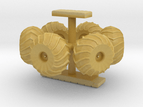 Moon Buggy for True 22 Inch Scaled Eagle - Wheels  in Tan Fine Detail Plastic