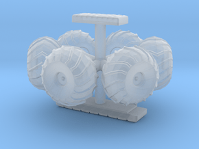 Moon Buggy for True 22 Inch Scaled Eagle - Wheels  in Clear Ultra Fine Detail Plastic