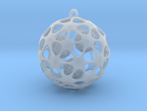 Hadron Ball - 5cm in Clear Ultra Fine Detail Plastic