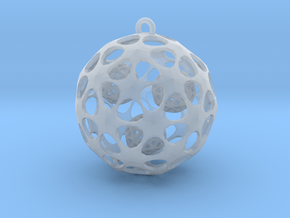 Hadron Ball - 4cm in Clear Ultra Fine Detail Plastic