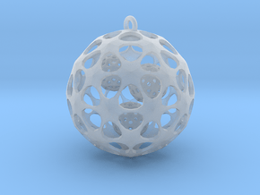 Hadron Ball - 3cm in Clear Ultra Fine Detail Plastic