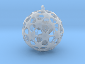 Hadron Ball - 3.8cm in Clear Ultra Fine Detail Plastic