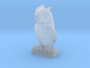 Owl statue  in Clear Ultra Fine Detail Plastic