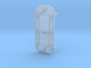 Door 3 Left in Clear Ultra Fine Detail Plastic