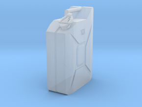 10L Jerry Can 1/10 scale in Clear Ultra Fine Detail Plastic