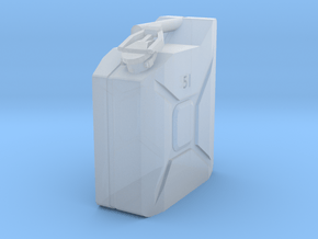 5L Jerry Can 1/10 scale in Clear Ultra Fine Detail Plastic