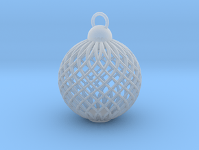 Cage Tree Bauble in Clear Ultra Fine Detail Plastic